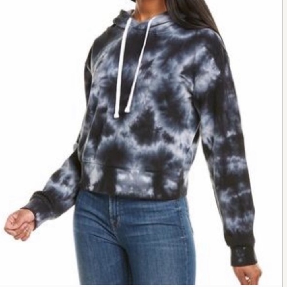 PEYTON VALLEY pullover hoodie blue tie dye Size Large
